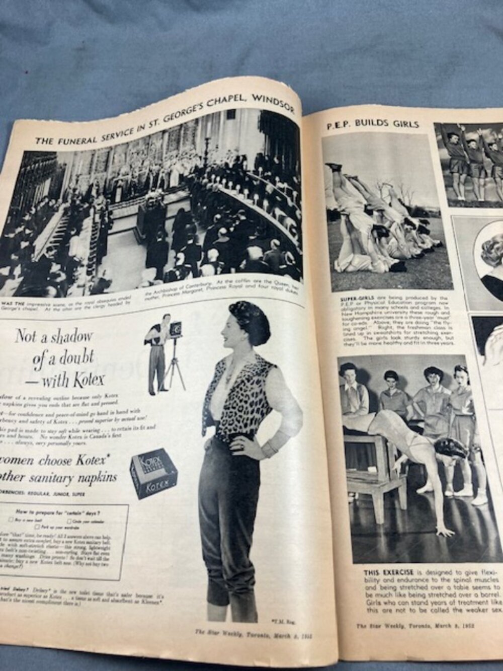 Vtg Toronto Star Weekly Magazine March 8 1952 Queen Elizabeth - Picture 10 of 10